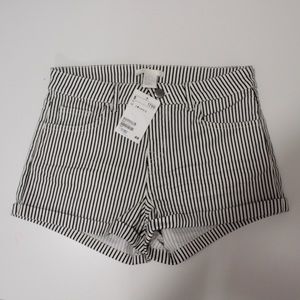 H&M Pinstriped Shorts